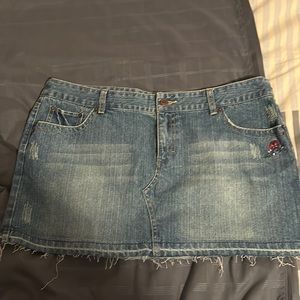 Aeropostale jean skirt
